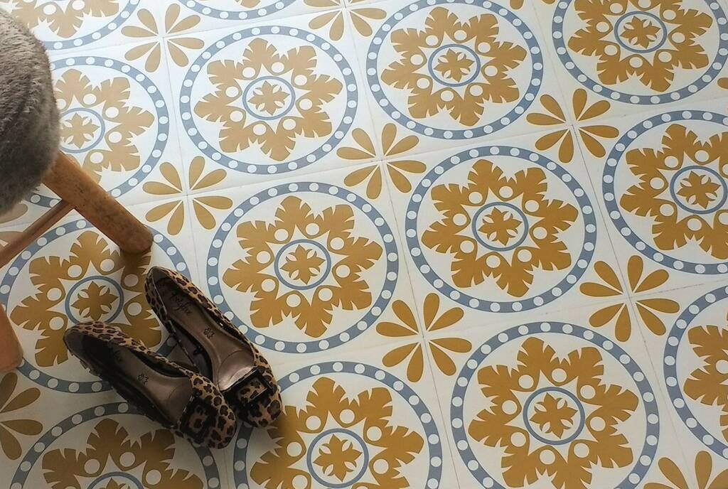 Sorzano Vinyl Floor Tiles By Zazous