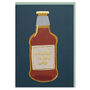 ‘Cheers To You Dad’ Luxury Beer Illustration Card, thumbnail 1 of 2