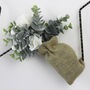 Pre Lit Star With Hand Tied Eucalyptus Bunches, thumbnail 3 of 5