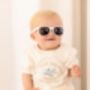 My First Holiday Embroidered Personalised Holiday T Shirt And Shorts Travel Set, thumbnail 3 of 7