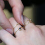 18ct Gold Tall Diamond Ring, thumbnail 4 of 5
