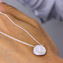 Sterling Silver Shell Pearl Necklace, thumbnail 4 of 10