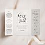 Modern, Simple Gatefold Wedding Invitations, thumbnail 1 of 5