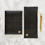 Black Croc Leather Pencil Case , Personalised, thumbnail 4 of 4