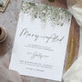 Whimsical Windsor Wedding Invitation, thumbnail 1 of 5