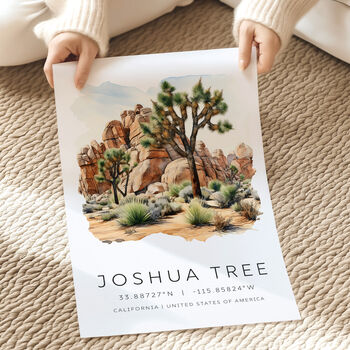 California Landmark Poster For Joshua Tree Travel Destination, 4 of 7