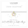 Just To Say Bracelet Gift, Just To Say New Chapter Two Hearts Charm Bracelet Gift, thumbnail 1 of 3