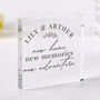 New Home Gift Couple Housewarming Plaque Keepsake, thumbnail 1 of 5