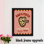 Personalised Dad's Pizza Illustrated Giclee Print, thumbnail 6 of 6