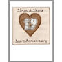 Personalised 19th Bronze Wedding Anniversary Card, thumbnail 6 of 9