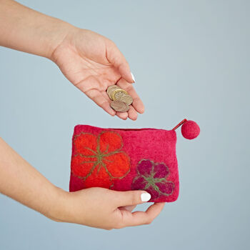 Felted Flower Purse, 6 of 10