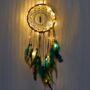 Wall Decor Peacock Dream Catcher With LED Light, thumbnail 1 of 3