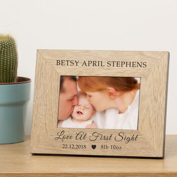 Love At First Sight New Baby Frame, 2 of 2