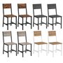 Set Of Two Dining Chair Steel Frame Industrial Style, thumbnail 9 of 9