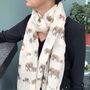 Elephant Scarf In Personalised Gift Box, thumbnail 4 of 4