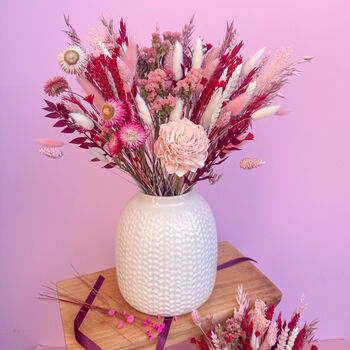 Valentines Dried Flower Bouquet, 6 of 10