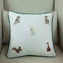 Children's Woodland Embroidered Nursery Cushion, thumbnail 2 of 7