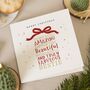 Cute Personalised Best Friend Christmas Card For Her, thumbnail 1 of 7
