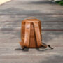 Zip Open Leather Backpack, thumbnail 6 of 9