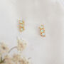 Opal Stud Earrings, thumbnail 3 of 8