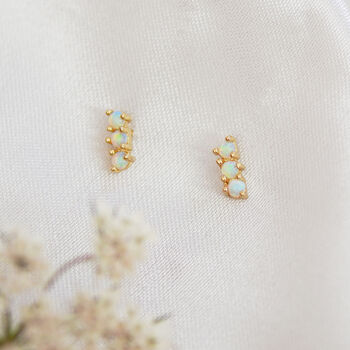 Opal Stud Earrings, 3 of 8