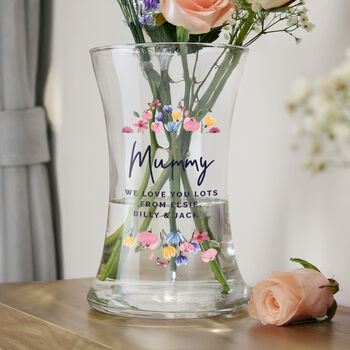 Personalised Flower Vase Gifts For Women, 5 of 5