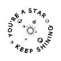 Teacher Stamp – Keep Shining, thumbnail 3 of 6