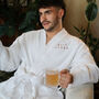 Personalised Men's Towelling Dressing Gown, thumbnail 1 of 3