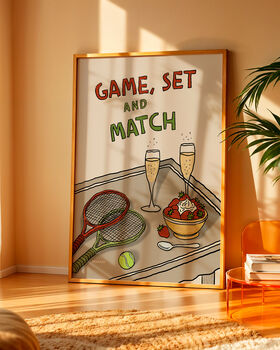 Game, Set And Match Print, 2 of 9