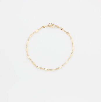 Gold Filled Lace Chain Bracelet, 2 of 5