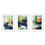 Vibrant Abstract Fields Print Set Of Three, thumbnail 3 of 5