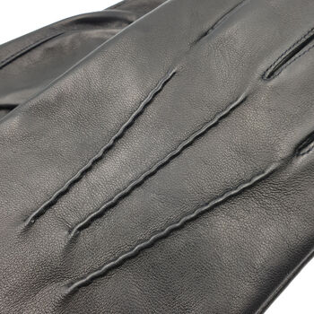 Cosmore. Men's Leather Touchscreen Gloves, 7 of 8