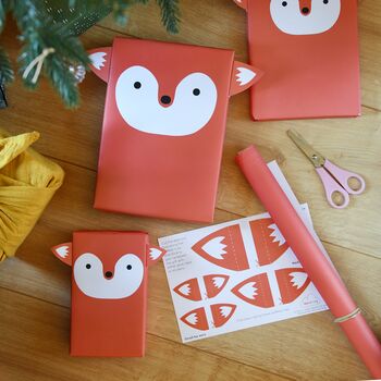 Animal Family Recyclable Wrapping Paper Kit, 8 of 12