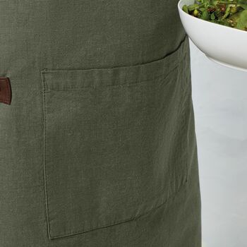 King Of The Barbecue Personalised Luxury Apron, 6 of 8