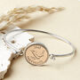 80th Birthday 1945 Farthing Coin Bangle Bracelet, thumbnail 1 of 9