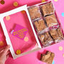 Personalised Thank You Gooey Brownies Gift Box, thumbnail 1 of 6