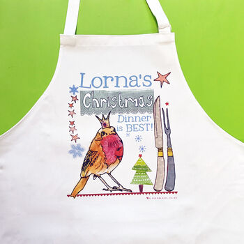 Personalised Christmas Dinner Apron, 7 of 8