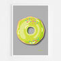 Lime Doughnut Print, thumbnail 4 of 6