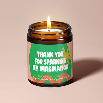 Thank You Teacher Candle And Card Gift Set, 5 of 5