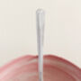 Volu Pink/White Bowl With Spoon Rest, thumbnail 2 of 3