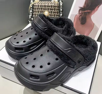 Lined Fluffy Crocs, 4 of 4