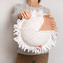 Boho Circular Cushion Easy Crochet Kit, thumbnail 2 of 9