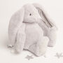 Gift Boxed Grey Soft Plush Bunny Toy, thumbnail 3 of 5