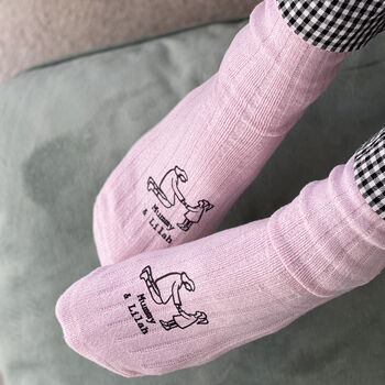 Mummy And Me Personalised Snug Socks, 2 of 4