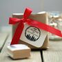 Christmas Personalised Gift Labels Rubber Stamp, thumbnail 3 of 6