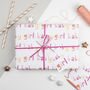 Baby Girl Wrapping Paper Set, thumbnail 4 of 9
