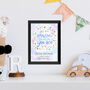 Personalised Amazing Floral Christening Print, thumbnail 3 of 12