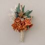 Autumnal Dried Flower Wedding Button Hole Boutonniere, thumbnail 1 of 2