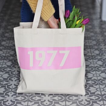 Personalised Special Date Classic Canvas Shopper, 3 of 4