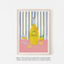Limoncello Cocktail Art Print, thumbnail 2 of 4